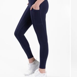 SweetFlexx High-Rise Navy Leggings with Side Pockets
